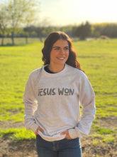 Load image into Gallery viewer, Jesus Won Sweatshirt
