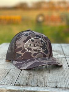 Brown Camo Trucker