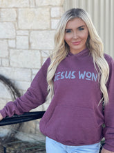 Load image into Gallery viewer, Jesus Won Hoodie
