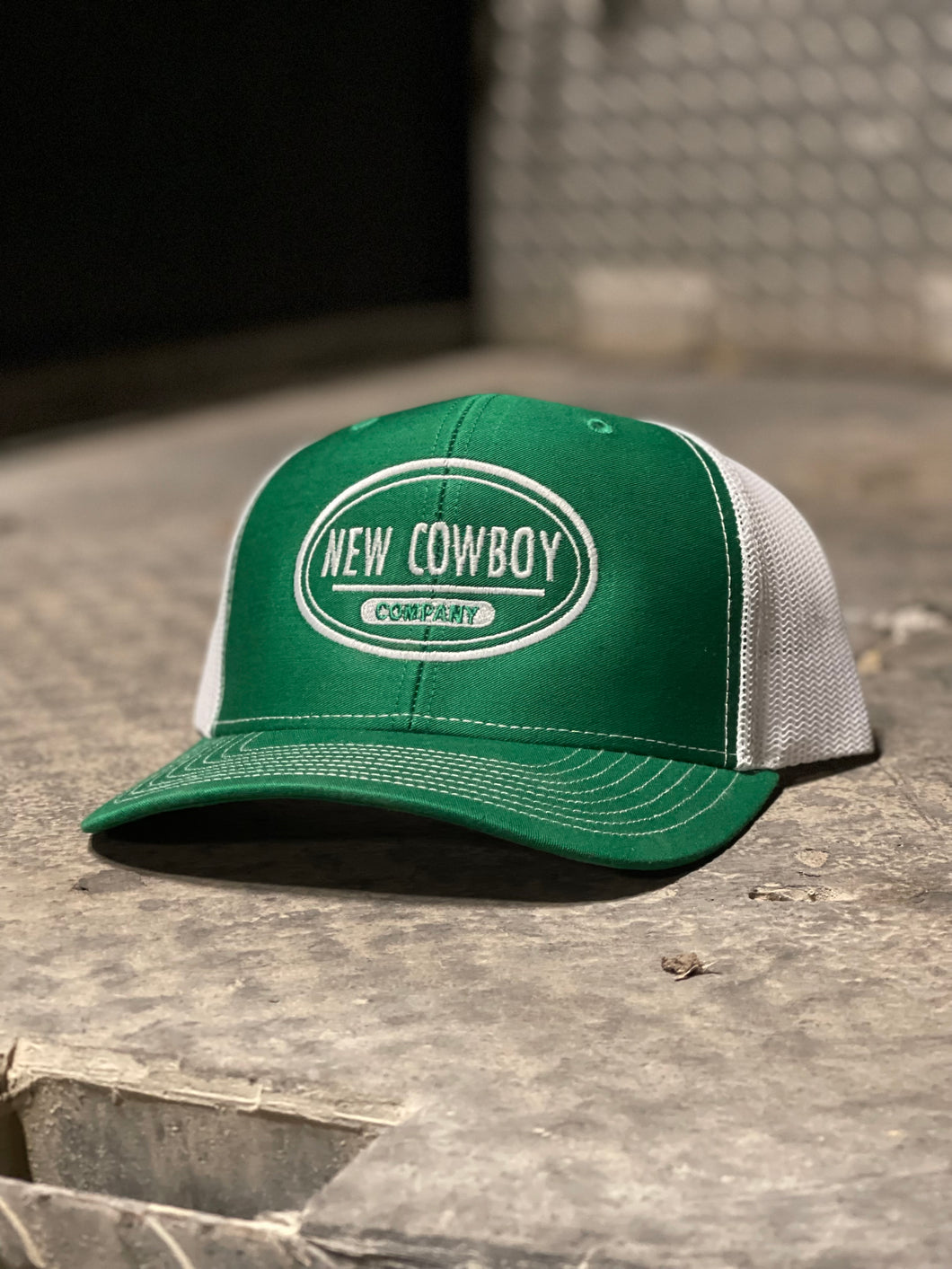 Green/White Trucker