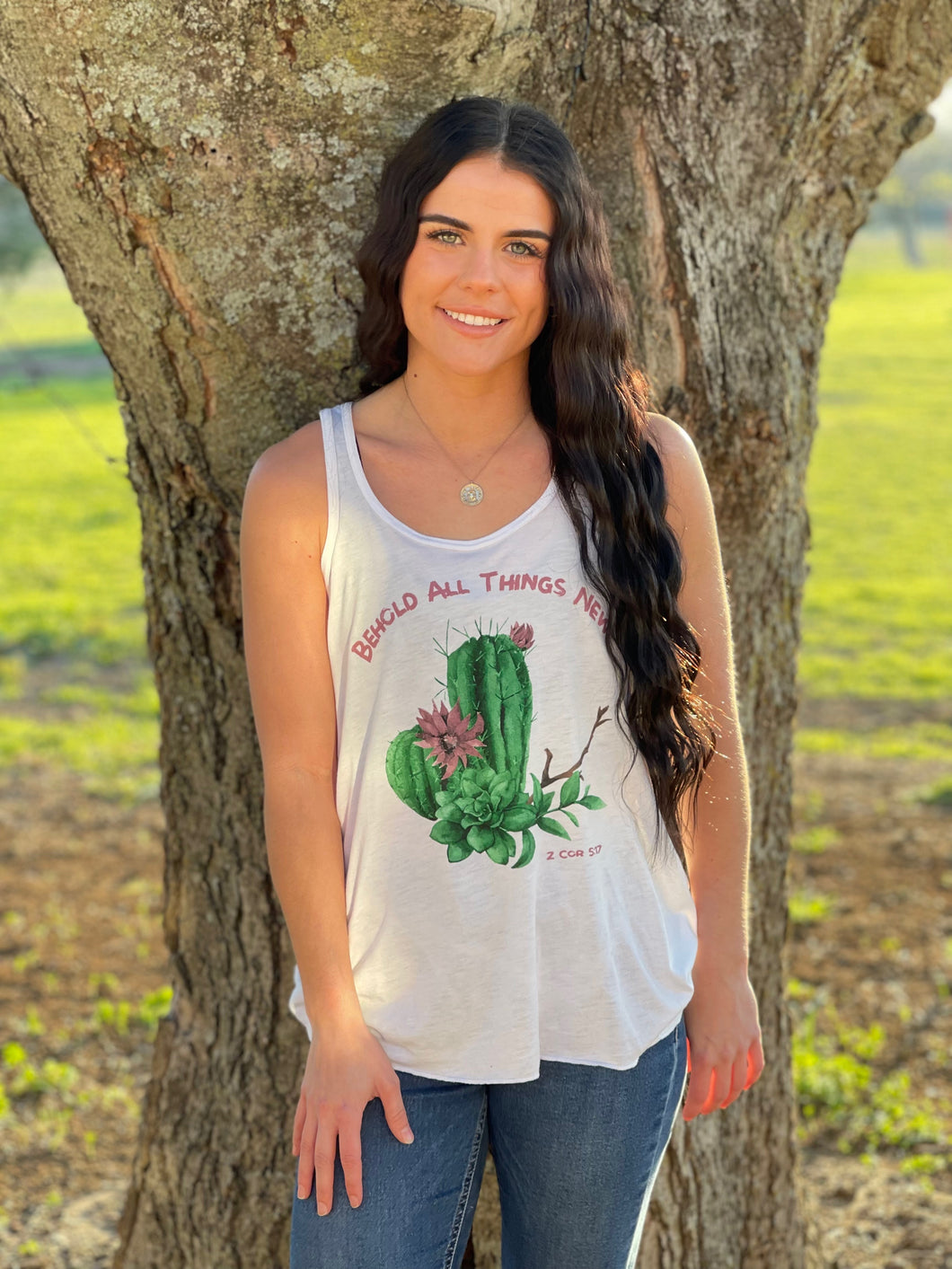 All Things New Tank Top Tee